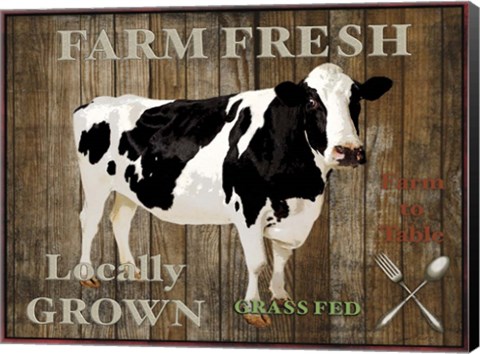 Framed Farm Fresh II Print