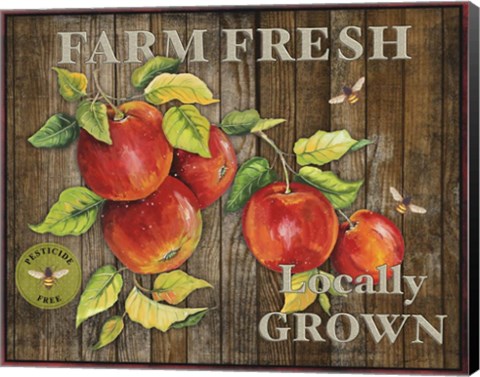 Framed Farm Fresh III Print