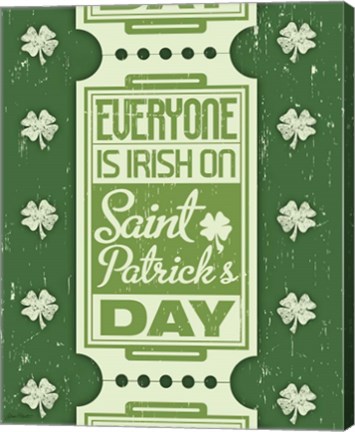 Framed Saint Patricks Day Print