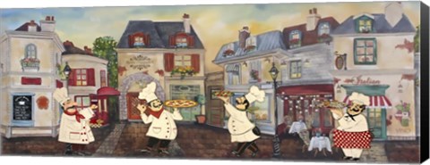 Framed Italian Chefs I Print