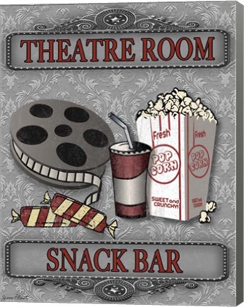 Framed Movie Night III Print