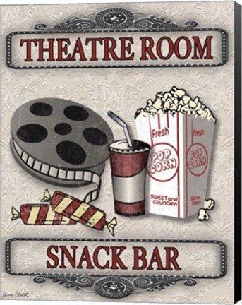Framed Movie Night - Light III Print
