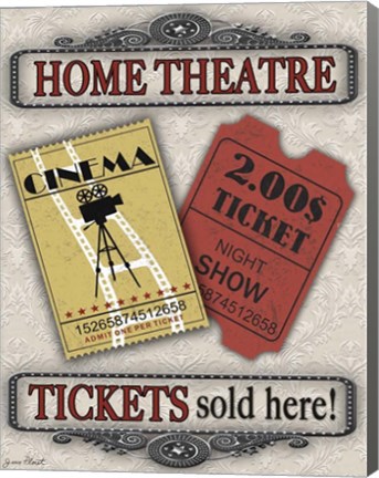 Framed Movie Night - Light IV Print