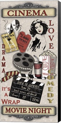 Framed Cinema II Print