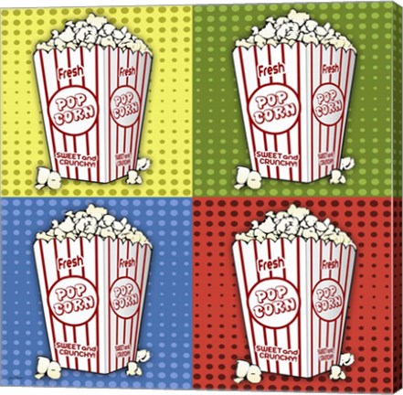 Framed Popcorn Pop Art II Print