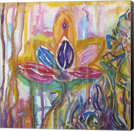 Framed Lotus Print