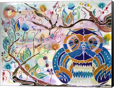 Framed What a Hoot Print