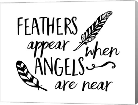 Framed Angels Appear Print