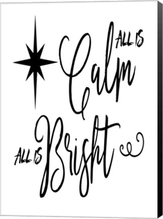 Framed Calm Bright Print