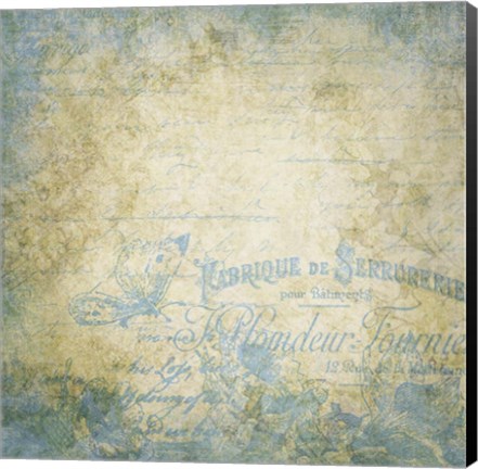 Framed French Blues Print