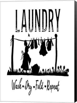 Framed Laundry Print