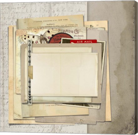 Framed Old Note Print