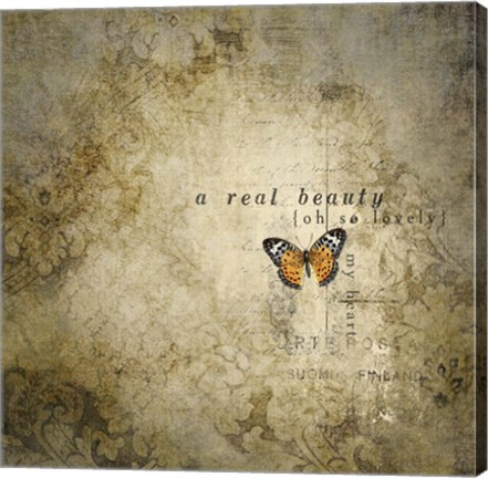 Framed Real Beauty Butterfly Print