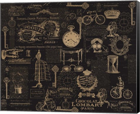 Framed Vintage Steampunked Print