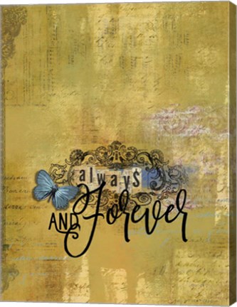 Framed Always And Forever Print