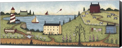Framed Edge Of Town Print