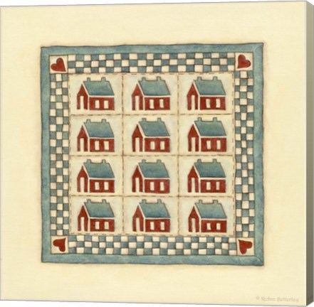 Framed House Patchwork Print