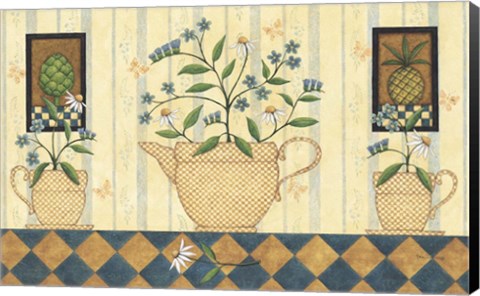 Framed Flower Pot Print