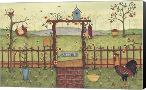 Framed Trellis Print