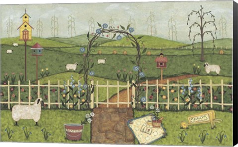 Framed Garden Print