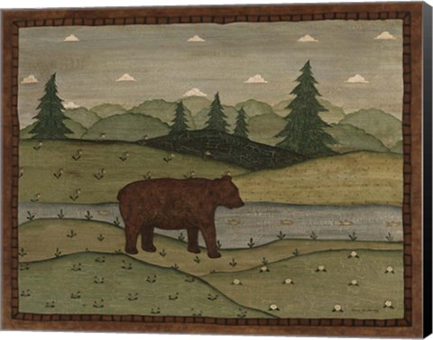 Framed Bear Print
