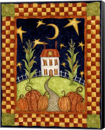 Framed Pumpkin Moon Print