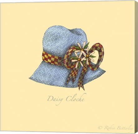 Framed Daisy Cloche Print