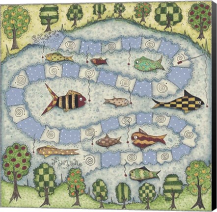 Framed Fish Game Print