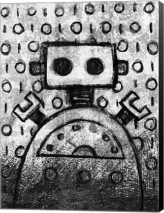 Framed Urban Robot Print