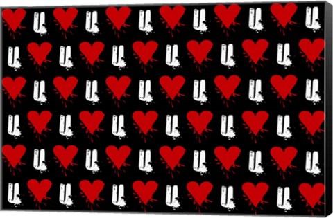 Framed Heart U Print