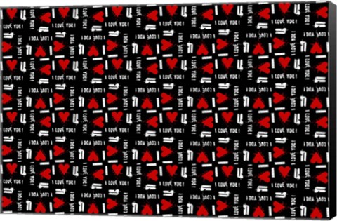 Framed I Love You Print