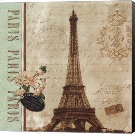 Framed Parisian Memoirs 1 Print