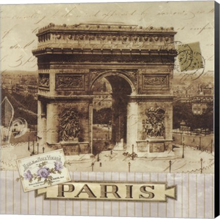 Framed Parisian Memoirs 2 Print