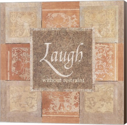 Framed Laugh Without Restraint Print