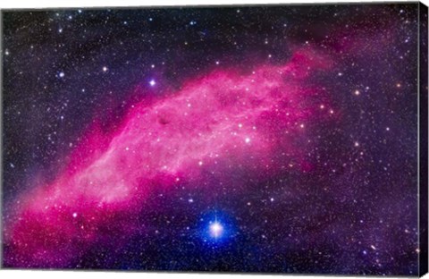 Framed California Nebula Print