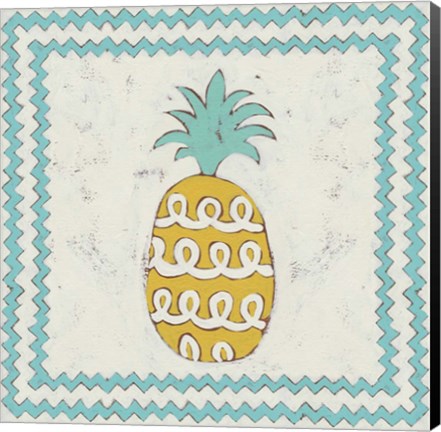 Framed Pineapple Vacation IV Print