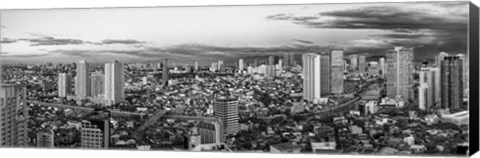 Framed Metro Manila, Manila, Philippines Print