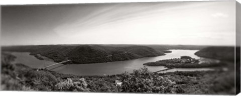 Framed Hudson River from Bear Mountain, Bear Mountain State Park, New York Print