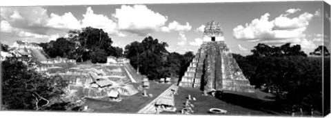 Framed Ruins Of An Old Temple, Guatemala Print