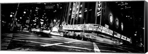 Framed Radio City Music Hall, Rockefeller Center, Manhattan, NY Print