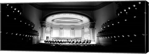 Framed Performers on a stage, Carnegie Hall, NY Print