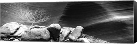 Framed Rock formations, Antelope Canyon, Lake Powell Navajo Tribal Park, Arizona Print