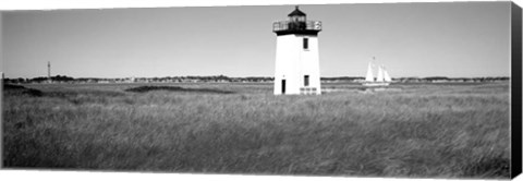 Framed Long Point Light, Long Point, Provincetown, Cape Cod, Massachusetts Print