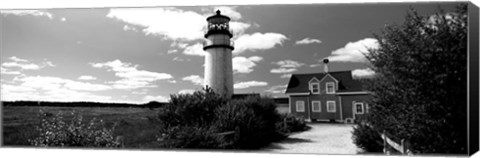 Framed Highland Light, Cape Cod National Seashore, North Truro, Cape Cod, Massachusetts Print