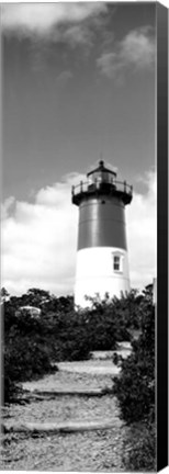 Framed Nauset Lighthouse, Nauset Beach, Eastham, Cape Cod, Massachusetts Print