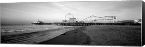 Framed Santa Monica Pier, California Print