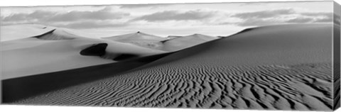 Framed Sand dunes in a desert, Great Sand Dunes National Park, Colorado Print