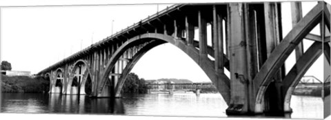 Framed Henley Street Bridge, Tennessee River, Knoxville, Tennessee Print