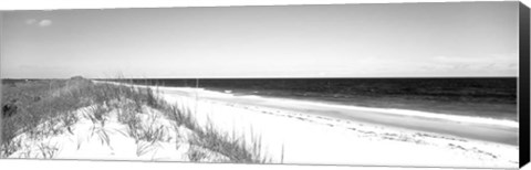 Framed Cape Hatteras National Park, Outer Banks, North Carolina BW Print