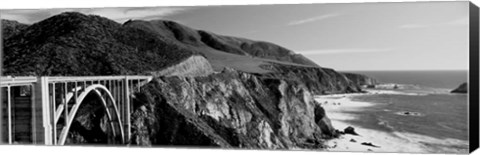 Framed Bixby Creek Bridge, Big Sur, California Print